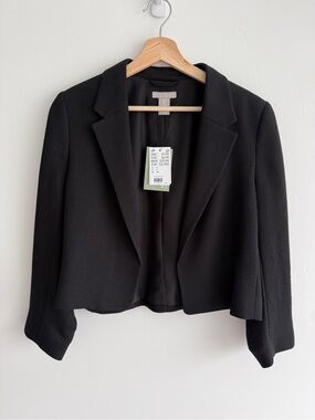 H&M Black Cropped Women's Blazer